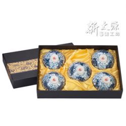 藍彩祥瑞五入響杯