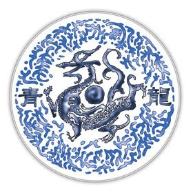 藍彩祥瑞杯墊系列