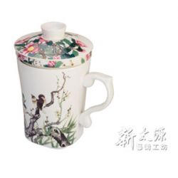 茶花舞春風三件杯單入